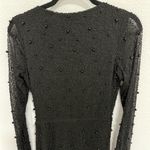 Oh Polly Chelsea Black Embellished Wrap Over A-Line Mini Dress Size 6 NEW Sexy Photo 8