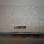 BCBGMAXAZRIA  Taupe Mocha Brown Large Clutch Photo 5