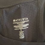 Athleta  momentum top in black size small gym running athletic Photo 3