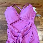 Calia Carrie Underwood Tie Front‎ One Piece Swimsuit Womens Size 16 Purple NEW Photo 1