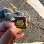 Vintage Unique Christmas Holiday Wool Sweater Gray Size M Photo 3