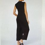 Eileen Fisher  the fisher project viscose jersey jumpsuit black size medium Photo 1