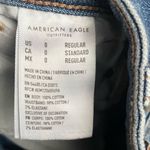 American Eagle  Mom Straight Jeans Womens size 0 Photo 7