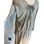 City Streets  dress long sleeve jersey material tie neck 3X Photo 2