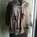 ZARA Vintage sequin satin formal layering top, size medium Photo 0