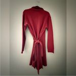 Frank & Eileen NWT Willa Triple Fleece Wrap Dress Cranberry Size Small Photo 8