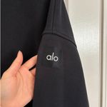 Alo Yoga Black Renown Heavy Weight Crew Neck Pullover Sweater Photo 4
