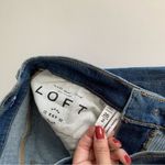 Loft  Painted Floral Modern Skinny Frayed Hemline Jeans Size 2 / 26 Photo 3
