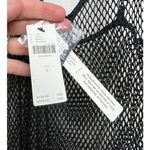 Anthropologie  Black Mesh Fringe Midi Dress NWT Sz. S Photo 7