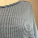 Aerie Real Soft Thermal Top Size XL Light Blue Long Sleeve Cozy Lounge Fall Photo 6