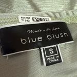 Blue Blush Green Silky Satin Sleeveless Cami Camisole Bodysuit Tank Top Size S Photo 3