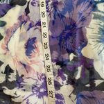 Gold Coast Floral Scarf blue & purple NWT Photo 1