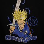 Dragon Ball Z Trunks Long Sleeve T Shirt Black Size M Photo 1