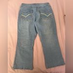 Apollo Jeans Light Blue Embroidered Flare Jeans Size undefined Photo 4