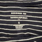 Banana Republic Women’s Striped Ruffled Long Sleeve Tee Size S Photo 3