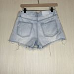 Pistola  Womens Jean Shorts Sz 25 Distressed Light Wash Denim Cutoff High Rise 3" Photo 5