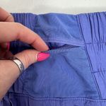 Free People Size L FP Movement The Way Home Shorts High Waist Lined Purple Logo Photo 6