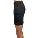 Free People Modern Femme Dark Grey Panel Bodycon Denim Jean Mini Skirt Size 2 Photo 1