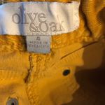 Olive & Oak  mustard yellow corduroy tapered jeans Photo 3
