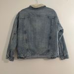 Levi's Premium Quality Denim Sherpa Lined Trucker Jacket Size Small Photo 9