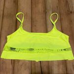 Beach Riot  Neon Yellow Bikini Top‎ nwot Photo 1