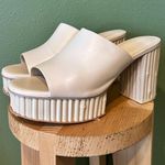 Cult Gaia Judith Leather Bamboo Platform Sandals Size 40 EU 10 US Photo 4