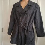 Relativity  XL Women's Double-Breasted Gray Coat Photo 1