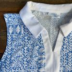 Sigrid Olsen Golf & Tennis Activewear UPF 50 Blue & White Tank Top - Sz M 💚🎀 Photo 7