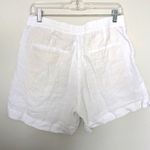 ZARA  White Women's Linen Shorts Sz M Photo 1