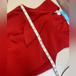 Nine & Co. 9 & Co Dress sheath Ruffle heel red size 6 Sleeveless Casual Career Formal Photo 8