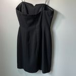 Max and Cleo black  mini strapless with jeweled detail size 4 Photo 6