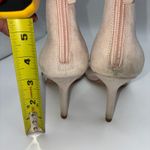 White House | Black Market WHBM Womens 6M Suede Strappy Stiletto Heels Ankle Strap Sandals Back Zip Formal Photo 1