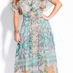 City Chic New!   Maxi‎ Casablanca Floral Dress, womens plus size 22 Photo 0