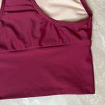 [DM Fashion] Maroon Banded Midrise Swim Bottoms Photo 3