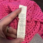 Pretty Little Thing  Crochet Beach Womens Hot Pink Wide Leg Pants XXL EUC Photo 9