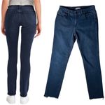 DL1961  Coco MidRise Curvy Jeans Vance Straight Legs Gray Stone Black Denim 27 Photo 2