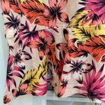 Lands' End Pink & Yellow Floral Ruffle Hem Pullover Jersey Tee Shit Dress Size L Photo 7