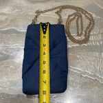 A New Day Cell Phone Blue With Gold Strap Crossbody Purse Bag Photo 1