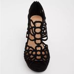 Torrid Black Cutout Wedge Sandals Photo 1
