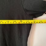 James Perse Standard Black V-neck Long Sleeve Shirt Cotton Women size 3 / Large Photo 5