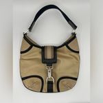 Michael Kors Women's Sport Luxe Small 10x10 Hobo Bag Satin & Leather Photo 3