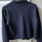 Sézane Sezane Betty Cardigan in Navy Crochet Photo 5