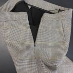 ZARA  Black and White Plaid Midi Skirt Photo 3