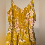 Blu Pepper  Yellow Floral Print Dress Photo 3