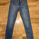 J.Crew 9 high rise toothpick Button Fly Jeans Size 26T Tall Photo 0