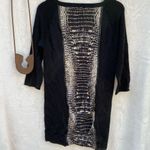 Magaschoni  NY Wool Blend Black‎ Sweater Dress Photo 6
