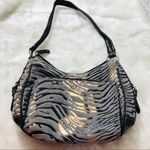 NWOT Neutral Multicolor Textured Zebra Animal Print Shoulder Bag Purse Photo 0