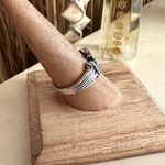 Cross Sterling Silver Ring Silver Photo 3