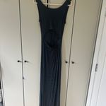 LA Made Navy Striped Maxi Dress Photo 2