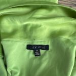 Dillard's Olive Green Silk Cowl Neck Mini Dress Photo 2